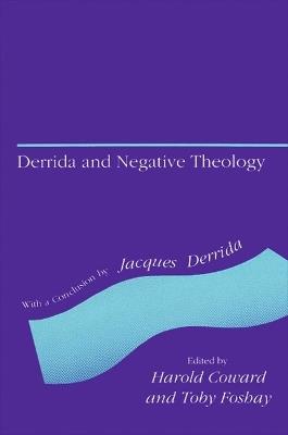 Derrida and Negative Theology - cover