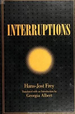 Interruptions - Hans-Jost Frey - cover