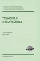 Techniques in Speech Acoustics