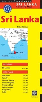 Sri Lanka Travel Map Third Edition