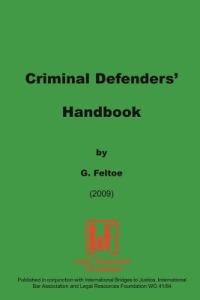 Criminal Defenders Handbook - G Feltoe - cover