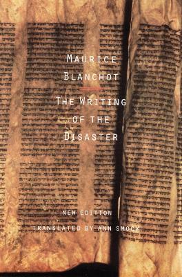 The Writing of the Disaster - Maurice Blanchot - cover