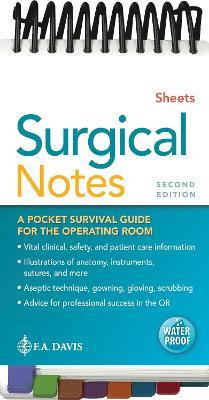 Surgical Notes: A Pocket Survival Guide for the Operating Room - Susan D. Sheets - cover