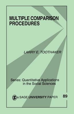 Multiple Comparison Procedures - Larry E. Toothaker - cover