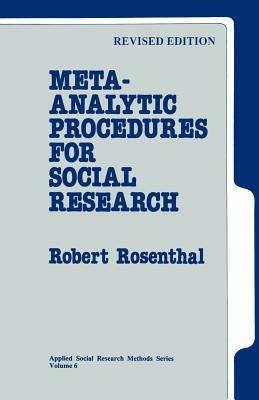 Meta-Analytic Procedures for Social Research - Robert Rosenthal - cover