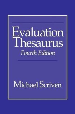 Evaluation Thesaurus - Michael Scriven - cover