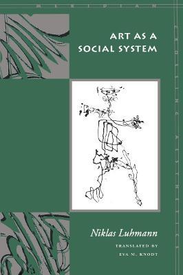 Art as a Social System - Niklas Luhmann - cover