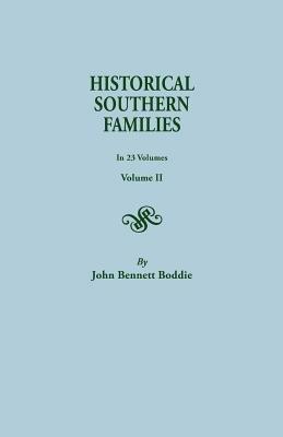 Historical Southern Families - John Boddie - cover