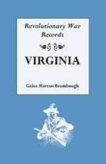 Revolutionary War Records, Virginia