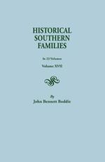 Historical Southern Families