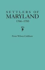 Settlers of Maryland, 1766-1783