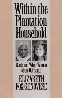 Within the Plantation Household: Black and White Women of the Old South - Elizabeth Fox-Genovese - cover