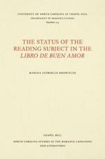 The Status of the Reading Subject in the Libro de Buen Amor