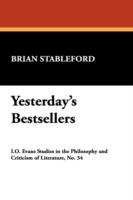 Yesterday's Bestsellers: Journey Through Literary History - Brian Stableford - cover