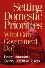 Setting Domestic Priorities: What Can Government Do?