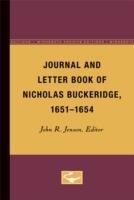 Journal and Letter Book of Nicholas Buckeridge, 1651-1654 - cover