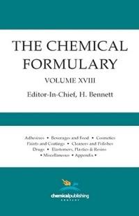 The Chemical Formulary, Volume 18: Volume 18 - cover