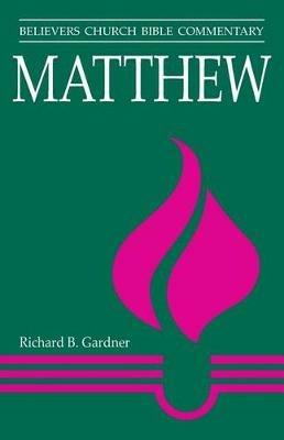 Matthew - Richard B Gardner - cover