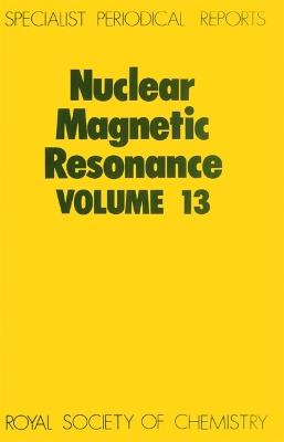 Nuclear Magnetic Resonance: Volume 13 - cover