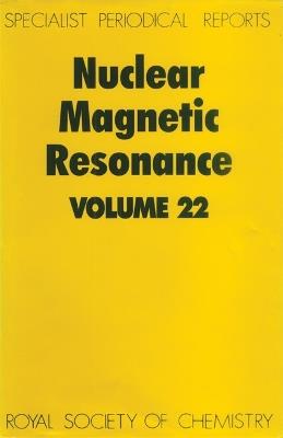 Nuclear Magnetic Resonance: Volume 22 - cover