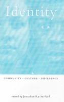 Identity: Community, Culture, Difference - cover