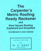 Carpenter's Metric Roofing Ready Reckoner - W.E. Gray - cover