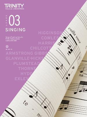 Trinity College London Singing Grade 3 2018-2021 - cover
