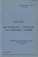 Whirlwind I Pilot's Notes: Air Ministry Pilot's Notes