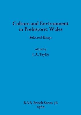 Culture and Environment in Prehistoric Wales: Selected Essays - cover