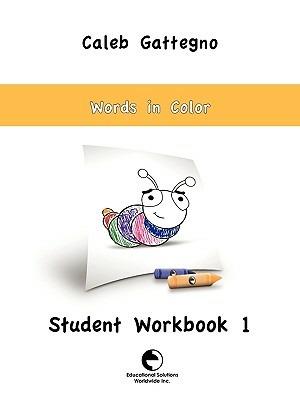 Words in Color Student Workbook 1 - Caleb Gattegno - cover