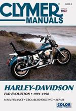 Harley-Davidson FXD Evolution Motorcycle (1991-1998) Clymer Repair Manual