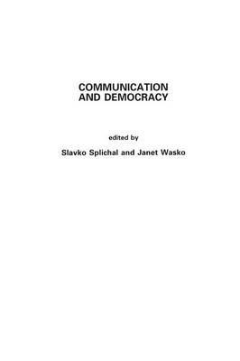 Communication and Democracy - cover