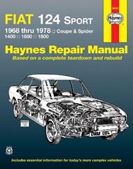 Fiat 124 Sport Coupe & Spider (1968-1978) Haynes Repair Manual (USA)