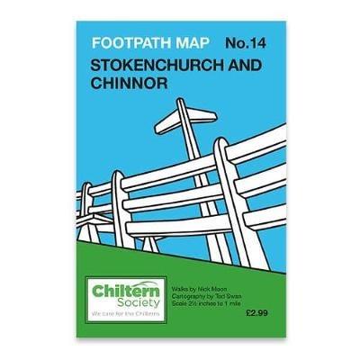 Footpath Map No. 14 Stokenchurch and Chinnor: Sixth Edition - In Colour - Nick Moon - cover