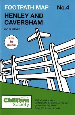 Footpath Map No. 4 Henley and Caversham: Ninth Edition - In Colour - Nick Moon - cover