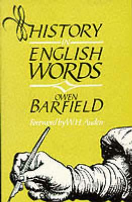 History in English Words - Owen Barfield - cover