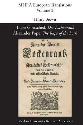 Luise Gottsched, 'Der Lockenraub' / Alexander Pope, 'The Rape of the Lock' - cover