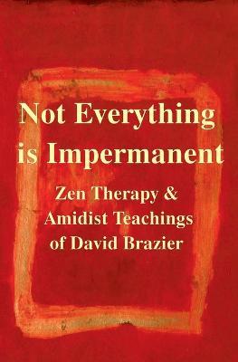 Not Everything is Impermanent: Zen Therapy & Amidist Teachings of David Brazier - David Brazier - cover