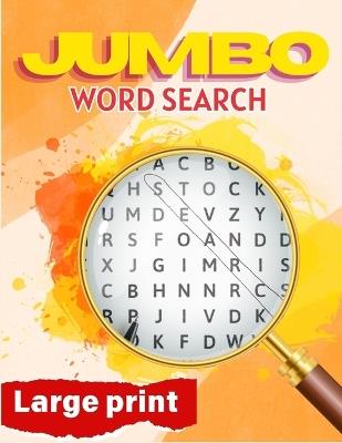 Jumbo Word Search Large Print: Word Search Puzzle Book, Multi Theme Word Searches for Adults - Laura Bidden - cover