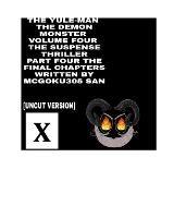 The Yule-man The Demon Monster Volume Four The Suspense Thriller Part Four The Final Chapters: The Yule-Man Volume Four The Yule Man and Krampus The Demonic Mythology - McGoku305 San - cover