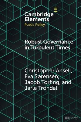 Robust Governance in Turbulent Times - Christopher Ansell,Eva Sørensen,Jacob Torfing - cover