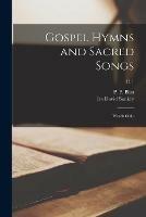 Gospel Hymns and Sacred Songs: Words Only; c. 1 - Ira David 1840-1908 Sankey - cover