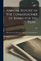 Annual Report of the Commissioner of Banks for the Year ..; 1925 - cover