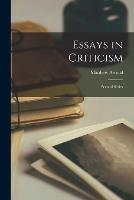 Essays in Criticism: Second Series