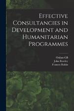 Effective Consultancies in Development and Humanitarian Programmes