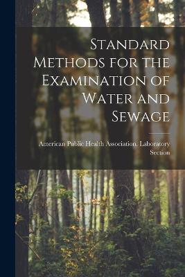 Standard Methods for the Examination of Water and Sewage - cover