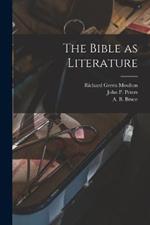 The Bible as Literature