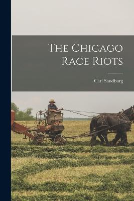 The Chicago Race Riots - Carl Sandburg - cover