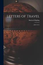 Letters of Travel: (1892-1913)