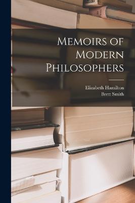 Memoirs of Modern Philosophers - Elizabeth Hamilton - cover